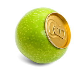 Green apple concept