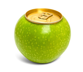 Green apple concept