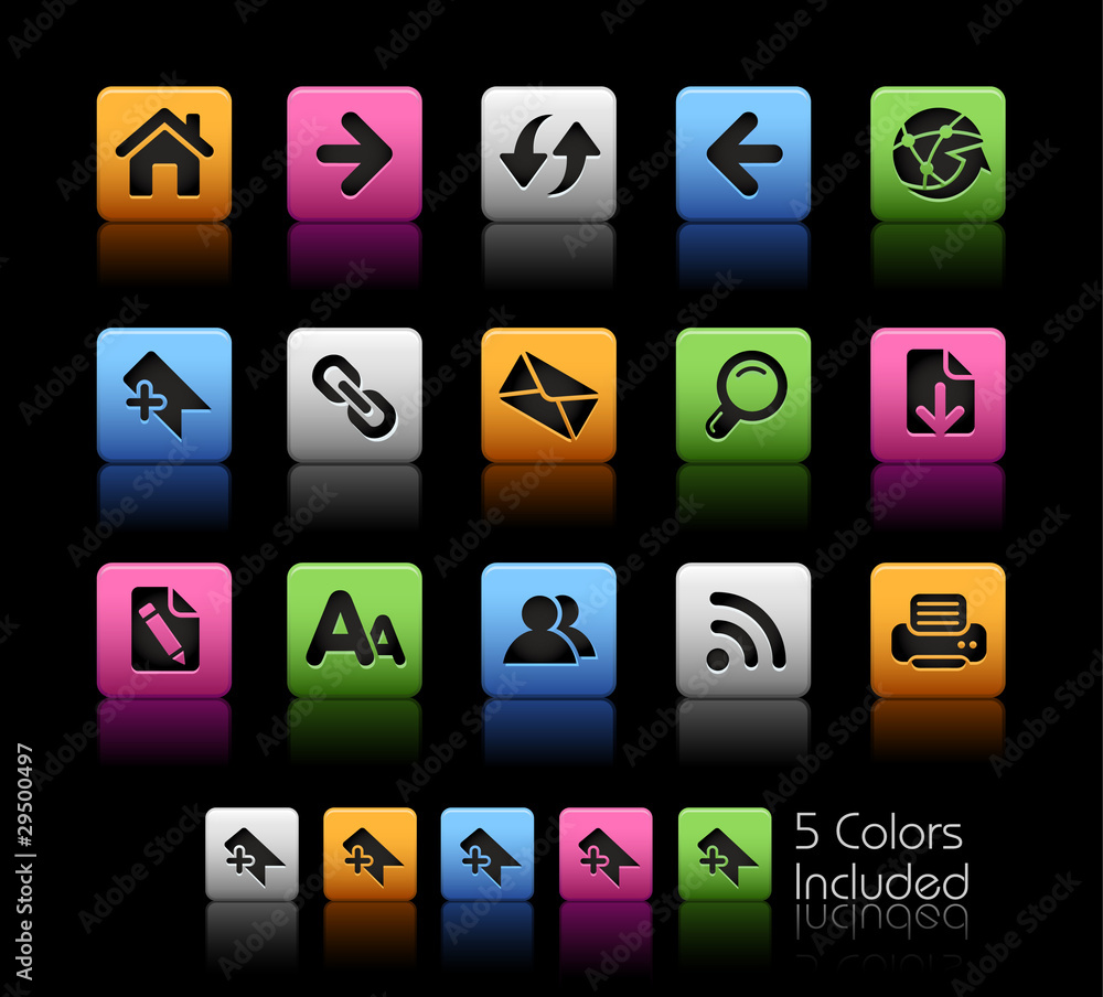 Fototapete navigation / the vector includes 5 colors in different layers.
