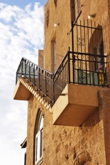 mediterranean style balcony
