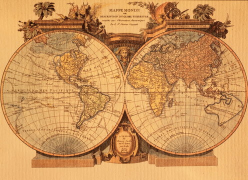 Ancient Map Of The World