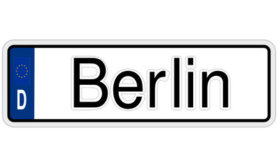 Autokennzeichen Berlin