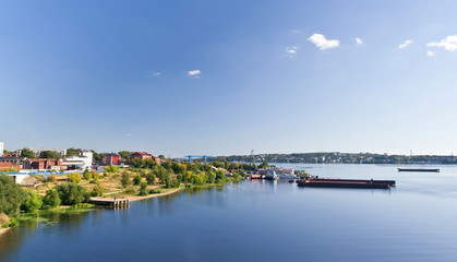 Obraz premium view of the river Volga