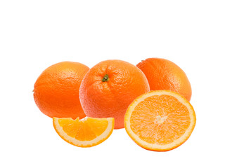 orange isolated on white background