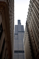Fototapeta na wymiar Chicago Downtown City