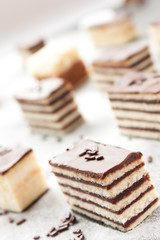 Variety of cake