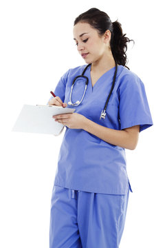 Female healthcare worker