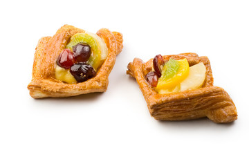 Buns isolated on white