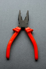 Pliers isolated on grey
