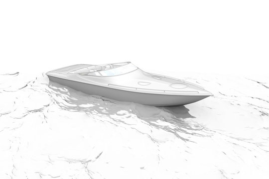 Sport boat (white)