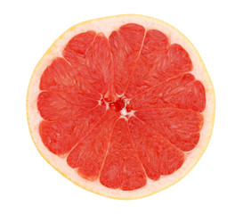 Slice of grapefruit