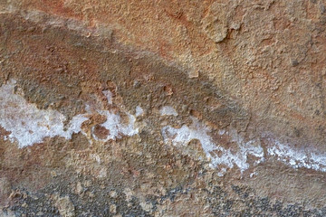 Feuchte Sandsteinwand