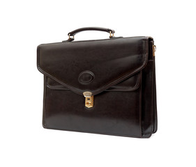 Fashionable leather briefcase