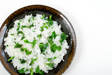 菜飯・天目皿盛り