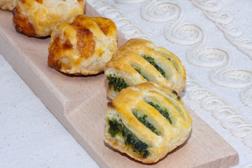 different types of pretzels on wooden cutting board