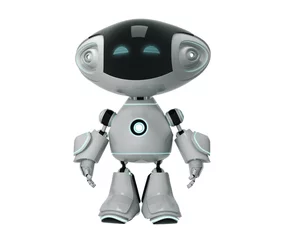 Photo sur Plexiglas Robots Robot jouet positif