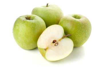 Three and half ripe apples