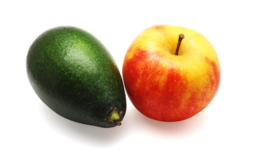 avocado and apple