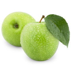 two green Apple