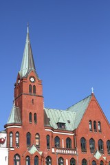 Fototapeta na wymiar Kirche in der Hansestadt Hamburg