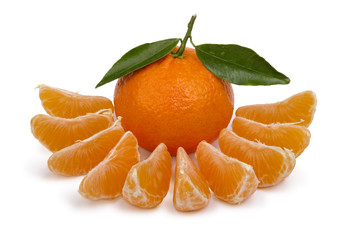 ripe tangerines