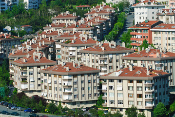 Fototapeta na wymiar Häuser in Istanbul