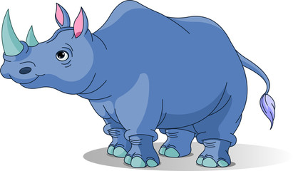 Cartoon rhino