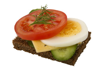 danish open sandwich