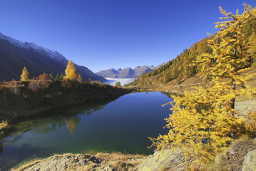Schwarzsee, Seematte, Lötschental, Wallis, Schweiz, Europa
