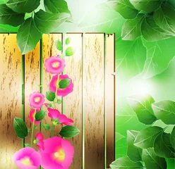 Keuken spatwand met foto Summer or spring vector illustration for fresh design © blina