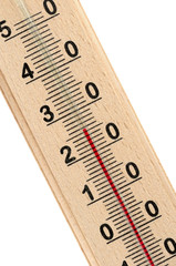 Wooden thermometer