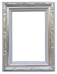 Silver vintage frame