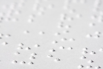 Braille text