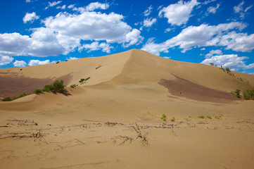 Hot sandy desert