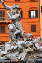 Obraz premium Roma (Particolare di Piazza Navona)