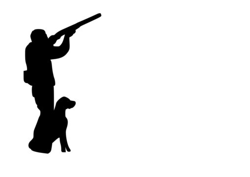 Chasseur et chien