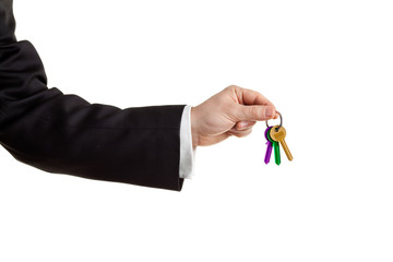 Fototapeta premium Key in hand