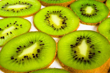 section of kivi fruit