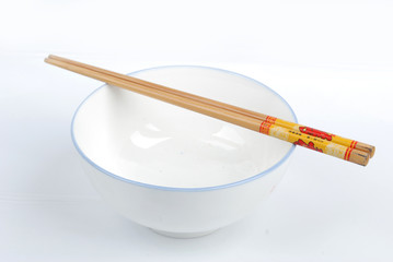 Bowl and chopsticks