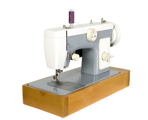 Old vintage sewing machine