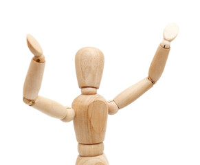 Hold on Stop - Hey. isolated on a white background