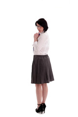 Fototapeta premium Schoolgirl in uniform