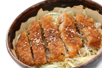 katsudon ( pork cutlet bowl ), japanese food
