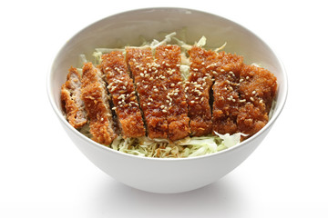 katsudon ( pork cutlet bowl ), japanese food