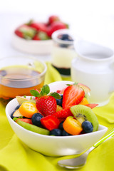Fresh fruits salad
