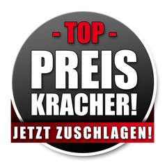 Obraz premium Top Preiskracher! Button, Icon
