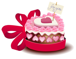 Valentine's cake