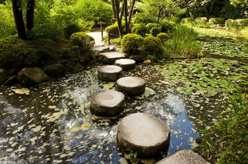 Stone zen path