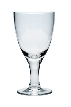 recommend clip art: Empty glass, isolated on a white background