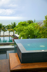 pool and ocean view